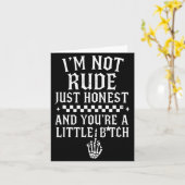 Ik ben niet onbeleefd, gewoon eerlijk en jij bent kaart (Gele Bloem)