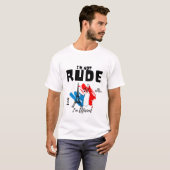 Ik ben niet onbeleefd, ik ben efficiënt t-shirt (Voorkant volledig)