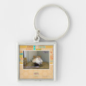 Ik ben niet op tafel sleutelhanger (Voorkant)