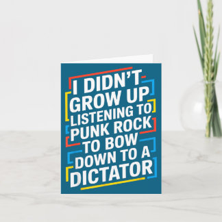 Ik ben niet opgegroeid met het luisteren naar punk kaart
