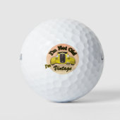 "Ik ben niet oud"...grappig Golf Balls Golfballen (Voorkant)
