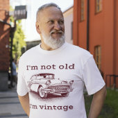 Ik ben niet oud, ik ben  Classic Car Birthday T-shirt