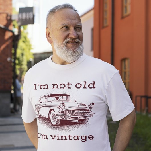 Ik ben niet oud, ik ben  Classic Car Birthday T-shirt