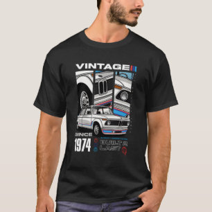 Ik ben niet oud Ik ben een auto geboren in 1974 T-shirt