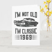 Ik ben niet oud. Ik ben een klassieke 60e verjaard Kaart (Gele Bloem)