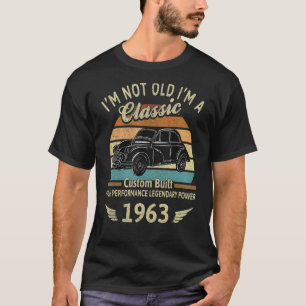 Ik ben niet oud, ik ben een klassieke geboren 1963 t-shirt