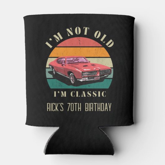 Ik ben niet oud, ik ben een klassieke Koelbox Blikjeskoeler (Achterkant)