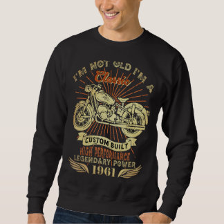 Ik ben niet oud. Ik ben een klassieke motorfiets u Trui