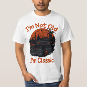 Ik ben niet oud Ik ben een klassieke retro zonsond T-shirt