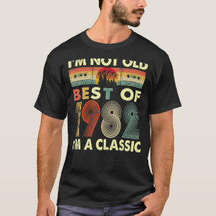 Ik ben niet oud, ik ben een klassieke Vintage 1982 T-shirt