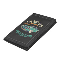 Ik ben niet oud, ik ben een klassieke Vintage-auto