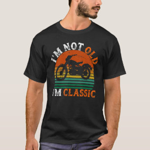 Ik ben niet oud, ik ben een klassieke Vintage Reti T-shirt