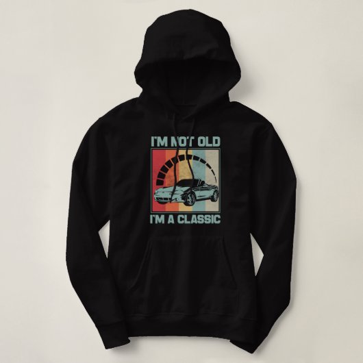 Ik ben niet oud Ik ben een klassieker -MAZDA MX5 M Hoodie (Design voorkant)