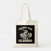 Ik ben niet oud Ik ben een klassieker - Vaderdag - Tote Bag (Achterkant)