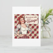 Ik ben niet oud. Ik ben een vechtdier. Kaart (Staand voorkant)