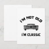 Ik ben niet oud, ik ben gewoon klassiek (Voorkant / Achterkant)