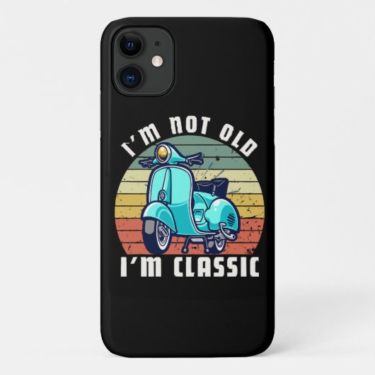 ik-ben-niet-oud-ik-ben-klassiek Case-Mate iPhone case (Achterkant)