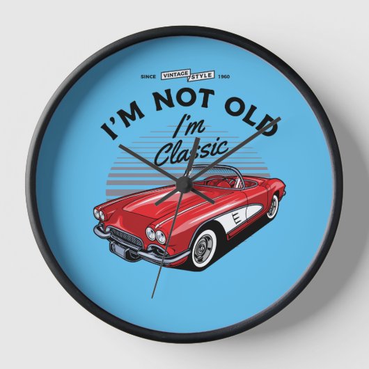 Ik ben niet Oud Ik ben Klassiek! Corvette 1961 (Voorkant)