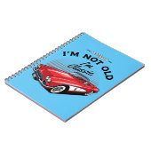 Ik ben niet Oud Ik ben Klassiek! Corvette 1961 Notitieboek (Linkerzijde)