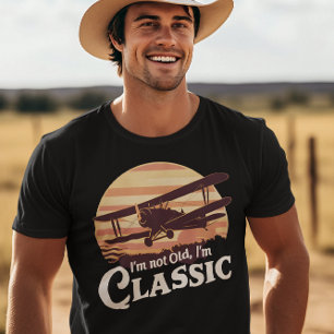 Ik ben niet oud Ik ben klassiek Flying With Style T-shirt