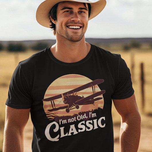 Ik ben niet oud Ik ben klassiek Flying With Style T-shirt