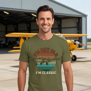 Ik ben niet oud, ik ben klassiek. Grappige Warbird T-shirt