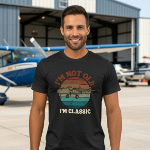 Ik ben niet oud, ik ben klassiek. Grappige Warbird T-shirt