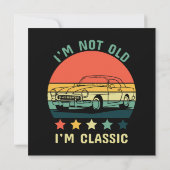Ik ben niet oud Ik ben klassiek Kaart (Achterkant)