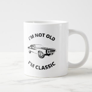 Ik ben niet oud, ik ben klassiek   koffiemok grote koffiekop