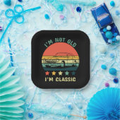 Ik ben niet oud Ik ben klassiek Papieren Bordje (Feest)