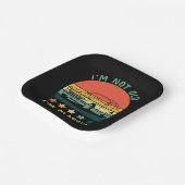 Ik ben niet oud Ik ben klassiek Papieren Bordje (Gebogen)