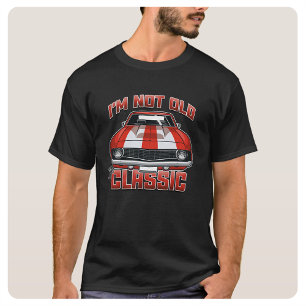 Ik ben niet oud, ik ben klassiek - Retro rode spie T-shirt