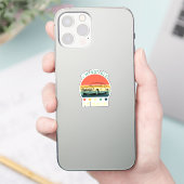 Ik ben niet oud, ik ben klassiek sticker (Telefoon)