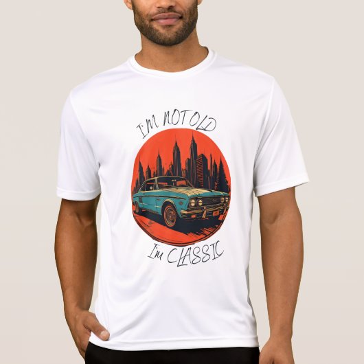 ik ben niet oud , ik ben klassiek t-shirt (Voorkant)