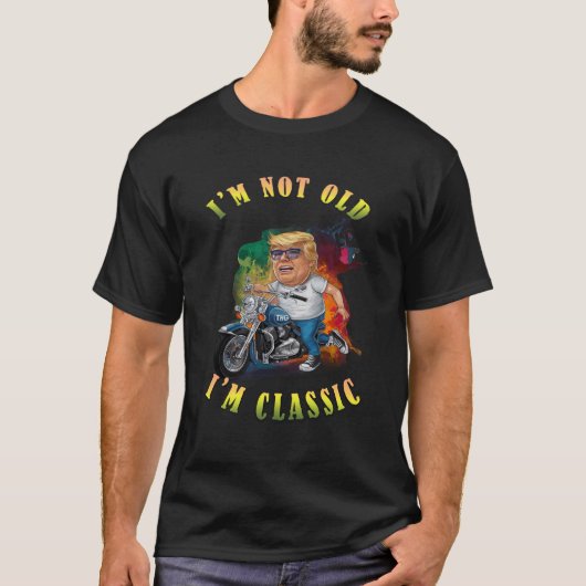Ik ben niet oud Ik ben klassiek T-shirt design 202 (Voorkant)