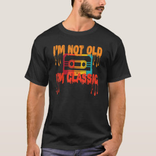 Ik ben niet oud, ik ben klassieke audio Cassette T-shirt