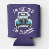 Ik ben niet oud, ik ben klassieke cartografische blikjeskoeler (Achterkant)