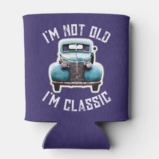 Ik ben niet oud, ik ben klassieke cartografische blikjeskoeler (Achterkant)