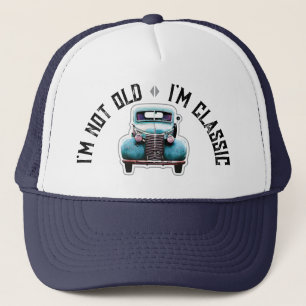 Ik ben niet oud, ik ben klassieke cartografische trucker pet