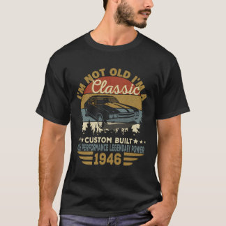 Ik ben niet oud ik ben klassieke grappige auto gra t-shirt