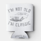 Ik ben niet oud, ik ben klassieke grappige cartogr blikjeskoeler (Achterkant)