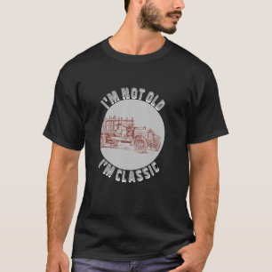 Ik ben niet oud ik ben klassieke grappige Mannen T-shirt