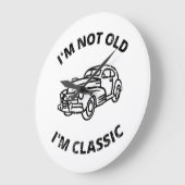 Ik ben niet oud, ik ben klassieke grote klok (Hoek)