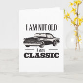 Ik ben niet oud ik ben klassieke kaart (Gele Bloem)