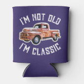 Ik ben niet oud, ik ben klassieke Truck Graphic Blikjeskoeler (Voorkant)