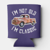 Ik ben niet oud, ik ben klassieke Truck Graphic Blikjeskoeler (Achterkant)