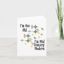 Ik ben niet oud, ik ben middeleeuwse moderne atoom kaart