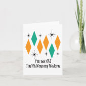 Ik ben niet oud, ik ben middeleeuwse moderne atoom kaart (Voorkant)
