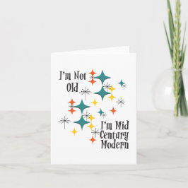 Ik ben niet oud, ik ben middeleeuwse moderne atoom kaart