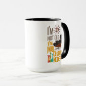 Ik ben niet oud, ik ben middeleeuwse moderne mok (Voorkant rechts)